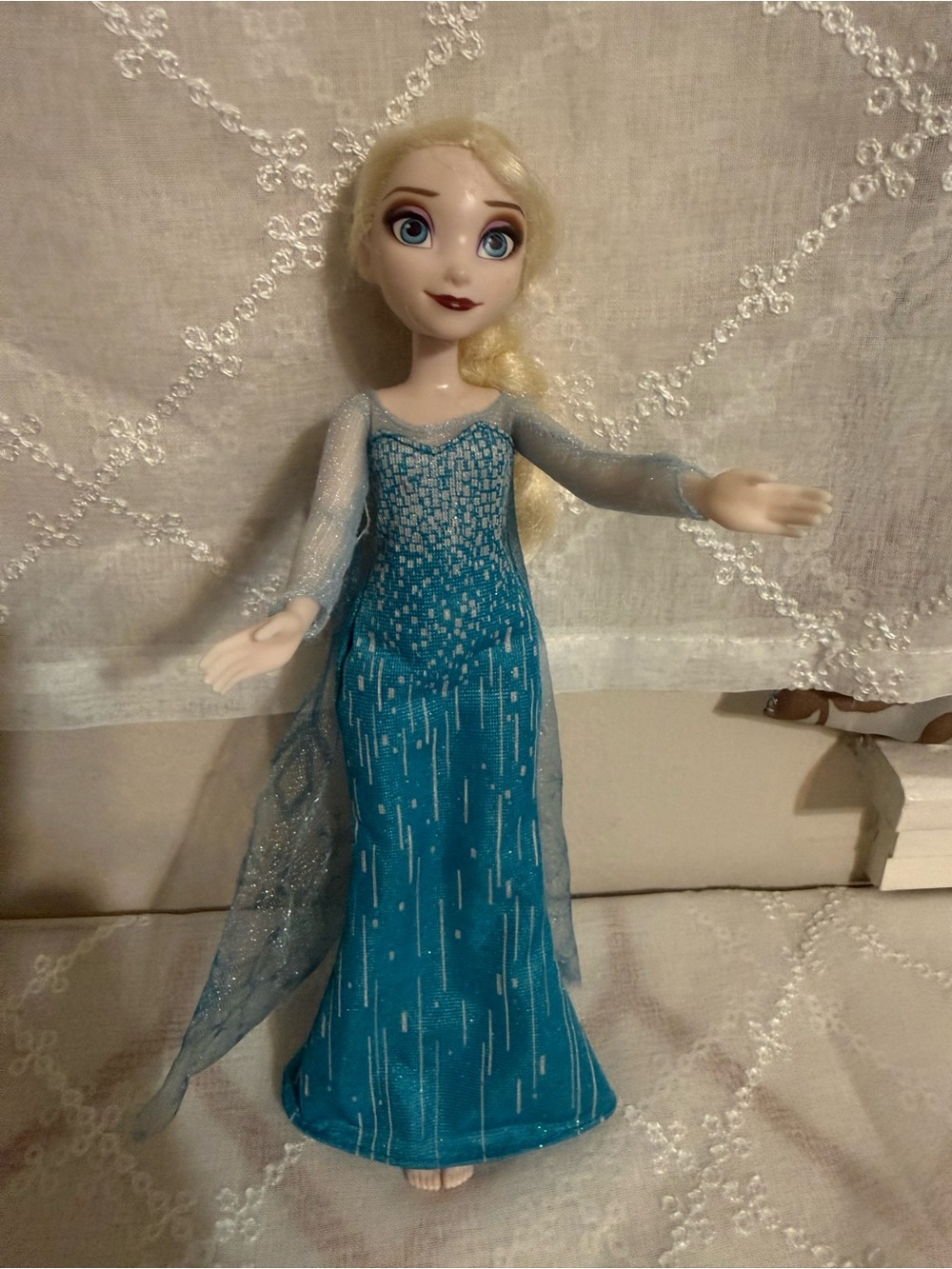 Disney Blue Sparkle Princess Doll - Blonde Hair